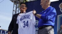 Stan Kasten, Fernando Valenzuela, 2023 Dodgers FanFest