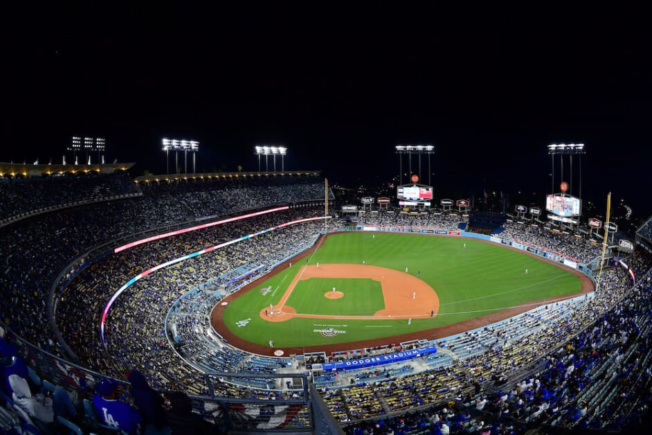 Dodger Stadium view, 2023 Opening Day