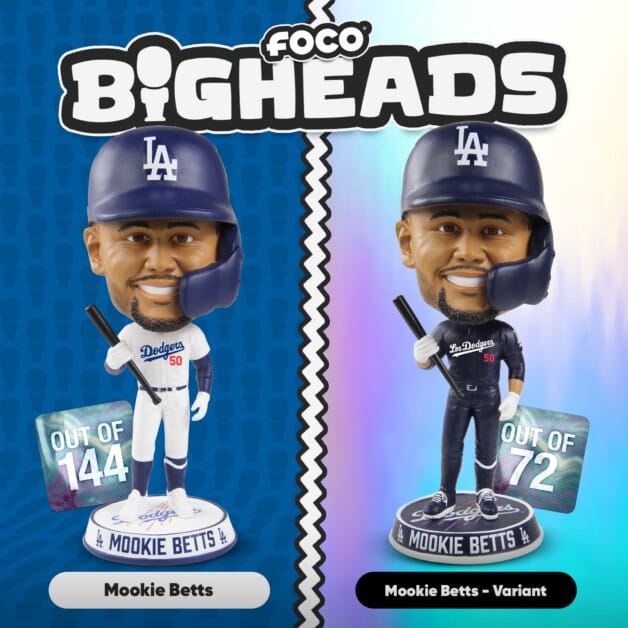 FOCO Selling Dodgers Bobbleheads Of Mookie Betts In 'Bighead' Form