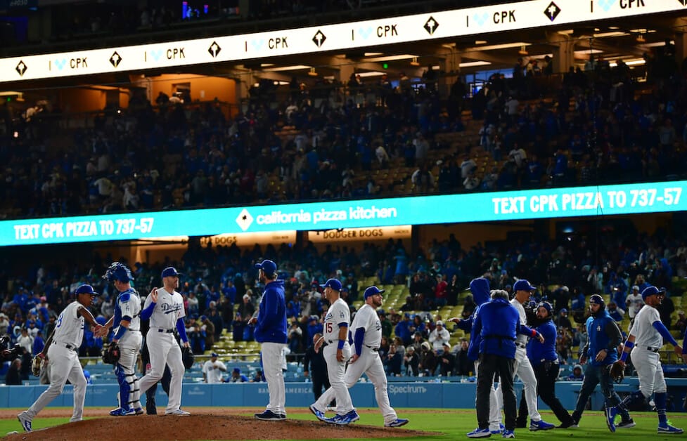 2023 Dodgers Love L.A. Community Tour: Eric Karros and Dave Roberts cook at  California Pizza Kitchen 