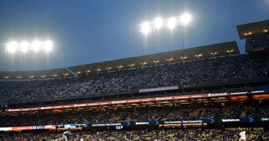 Chris Taylor, Dodger Stadium lights