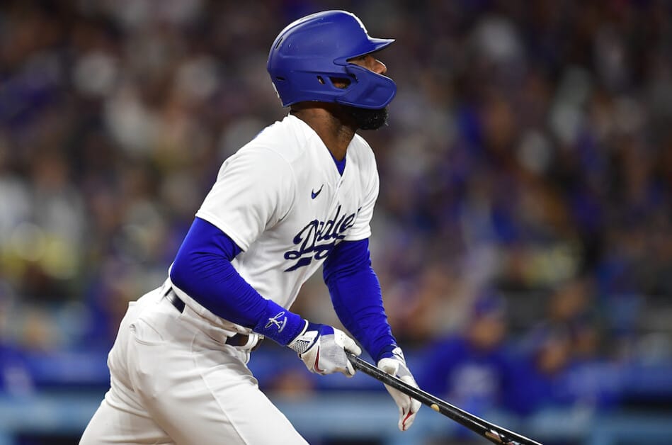 Throwback to kike first homerun as a dodger #explore #dodgers #mlb #ba, Dodger Stadium