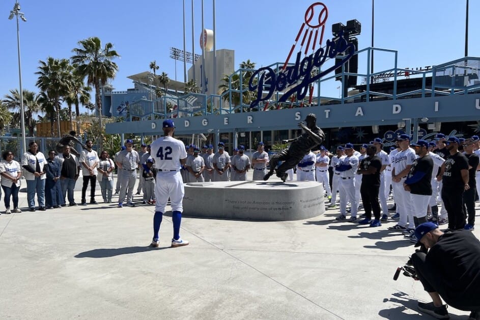 Ross, Heyward appreciate timing of Jackie Robinson Day