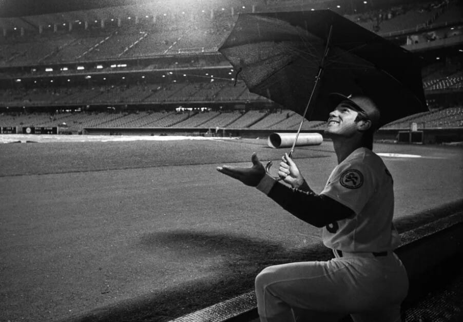 Steve Garvey, Dodger Stadium rain delay