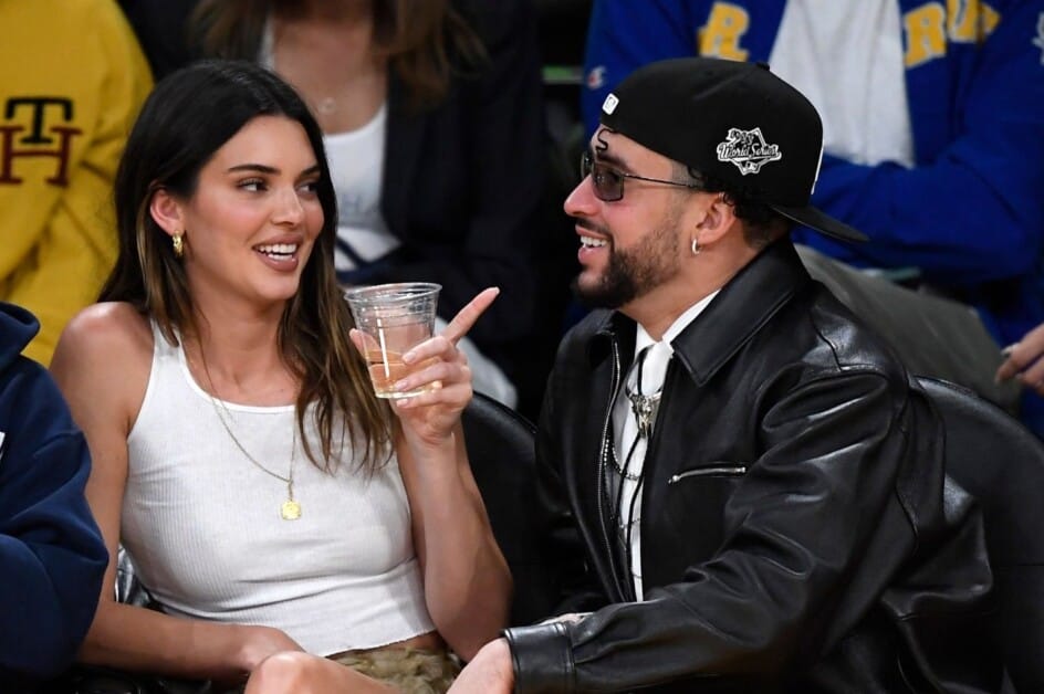 Bad Bunny Wears 1988 Dodgers World Series Hat With Kendall Jenner At  Lakers' Game 6 Win