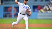 Dodgers Video: Peso Pluma Throws First Pitch To Julio Urías