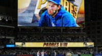 Clayton Kershaw, Padres win, Petco Park video board