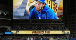 Clayton Kershaw, Padres win, Petco Park video board