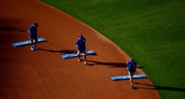 Dodger Stadium grounds crew, Dodger Stadium infield dirt