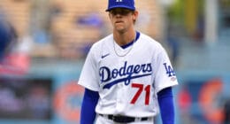 Gavin Stone, MLB debut jersey patch