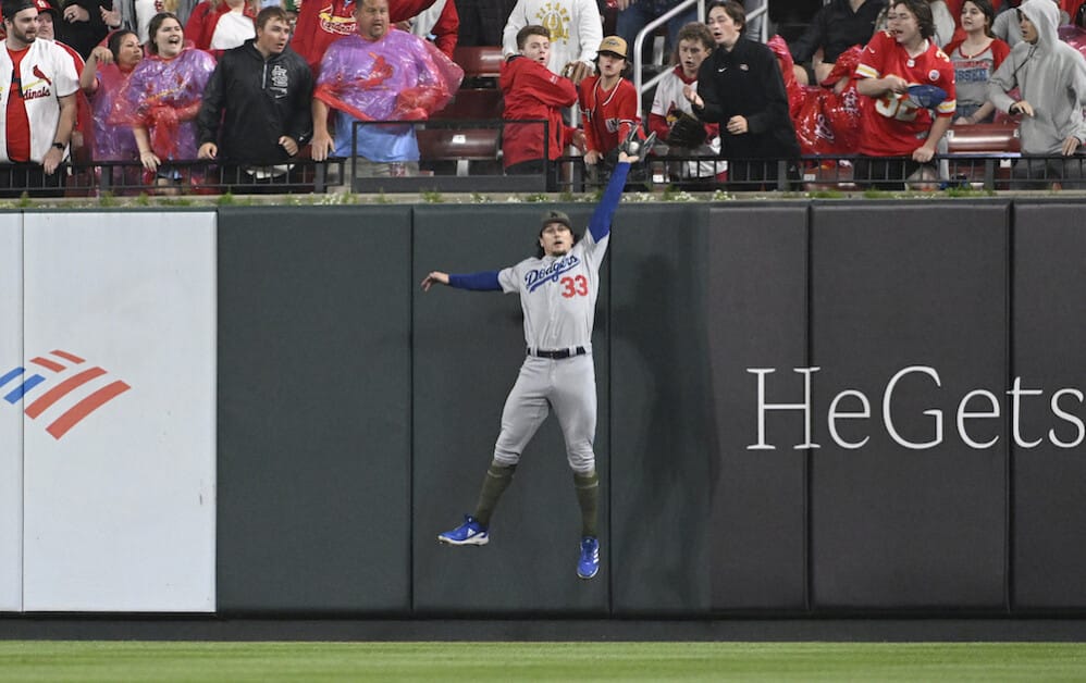 Dodgers News: James Outman Thought He 'Better Freaking Catch' Paul  Goldschmidt Home Run