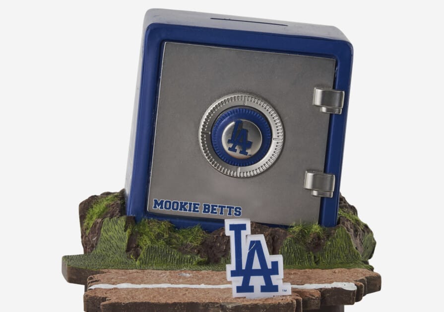 Mookie Betts, Dodgers bobblehead, bank vault, FOCO