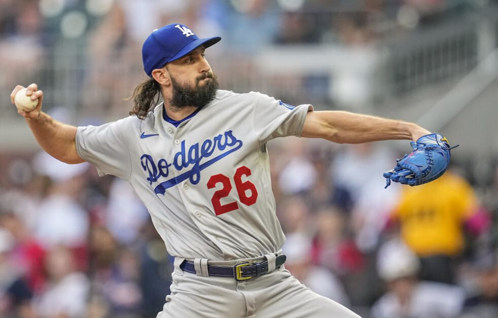 Dodger pitching star Tony Gonsolin placed on injured list
