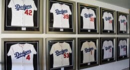 Retired Dodgers jerseys