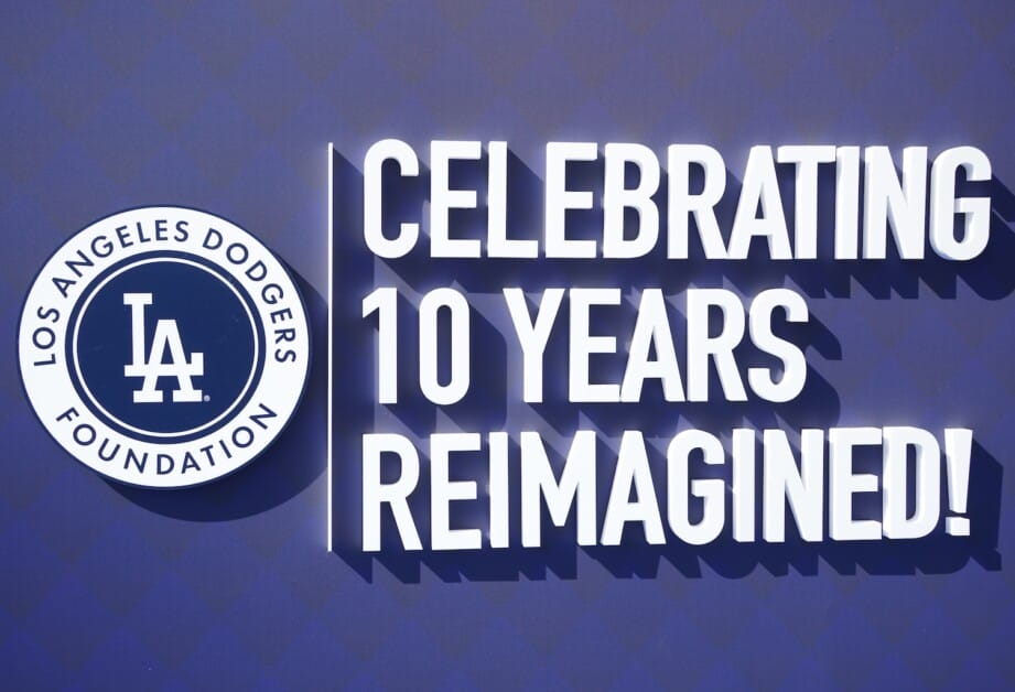 Los Angeles Dodgers Foundation logo, 10 Years Reimagined, 7th annual Blue Diamond Gala