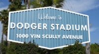 Dodger Stadium welcome sign