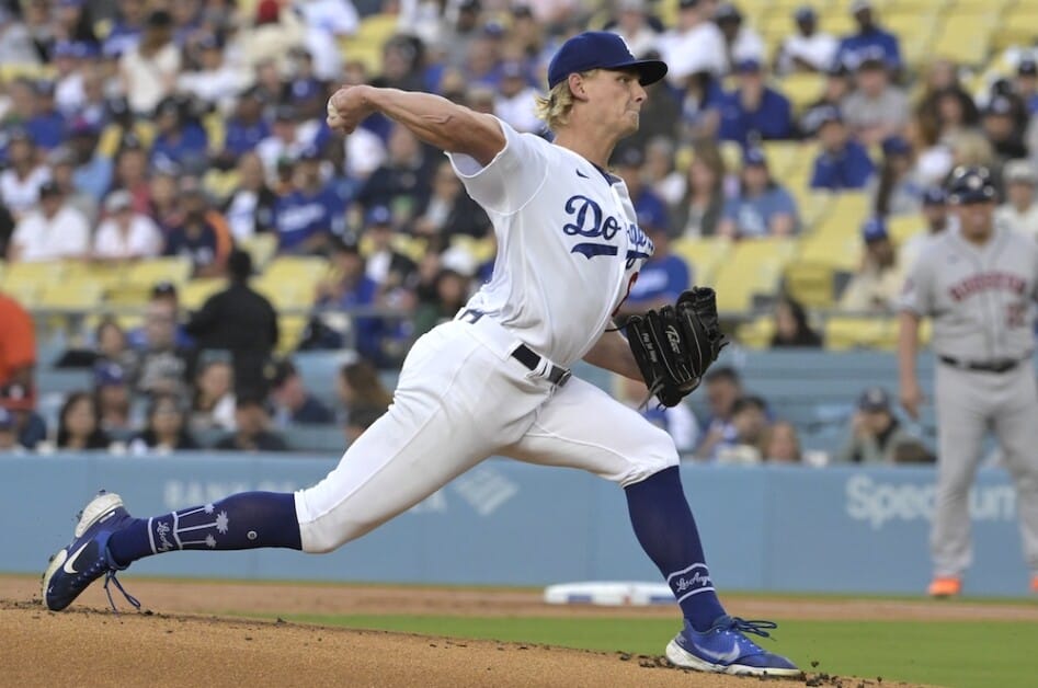 Michael Grove pitches well for Dodgers on Jackie Robinson Day