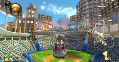 Dodger Stadium Mario Kart View