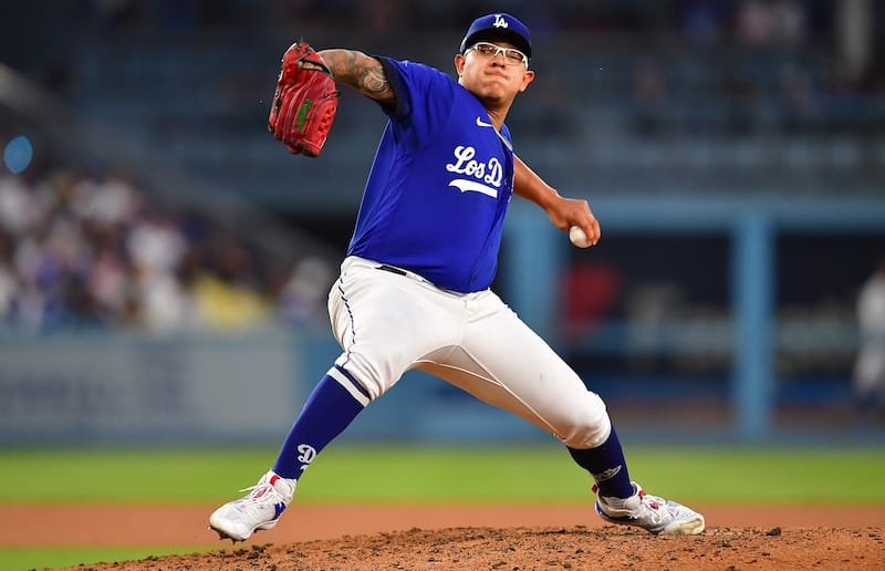 The Dodgers Stadium was giving away City Connect Julio Urias