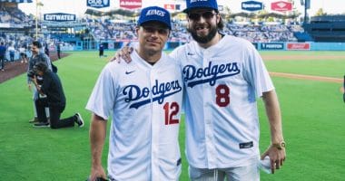Tony Gonsolin Came Out For Dodger Night At LA Kings Game