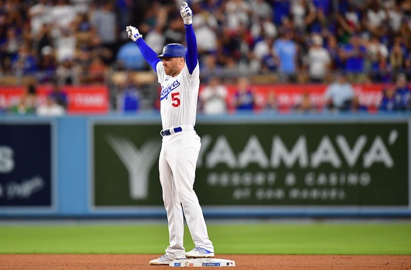 Dodgers' Freddie Freeman chases the all-time doubles records of