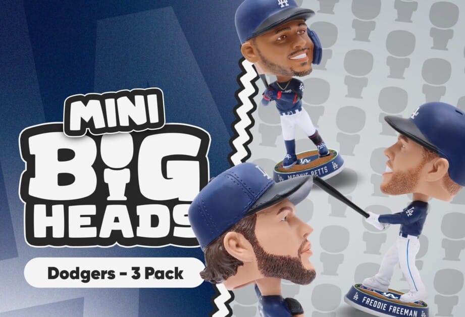 Mookie Betts Los Angeles Dodgers Mini Bighead Bobblehead FOCO