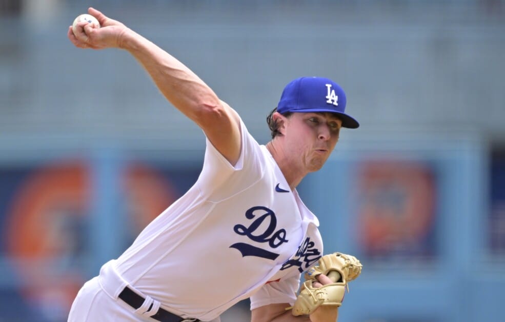 Dodgers' Ryan Pepiot works to address command issues – Orange County  Register