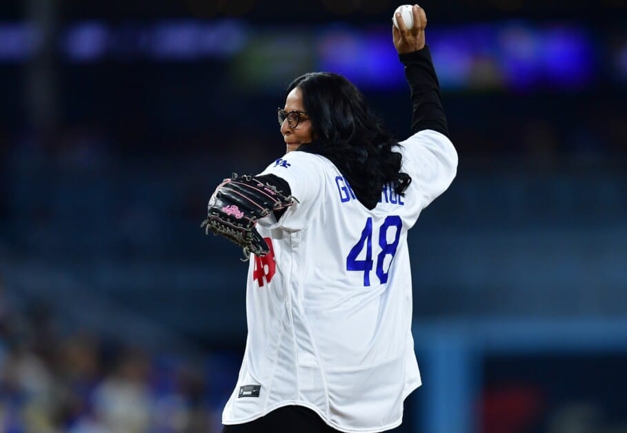 Dodgers Video: Brusdar Graterol's Mom Throws More Accurate First Pitch Than  ESPN's Stephen A. Smith