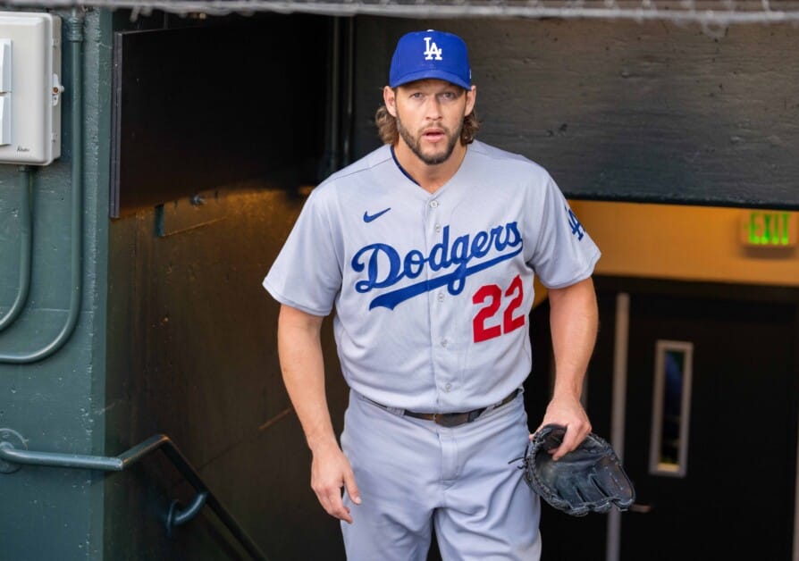 Clayton Kershaw Team-Issued 2019 Road Postseason Jersey