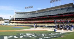 Dodger Stadium view, 2023 MLB postseason