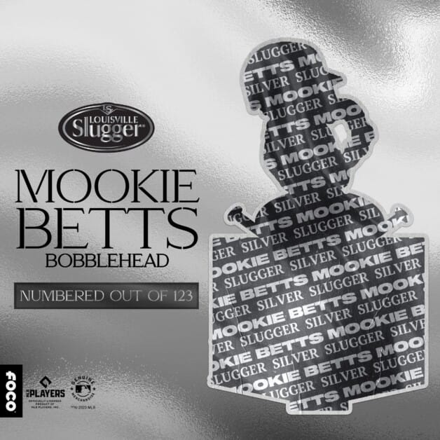 Mookie Betts bobblehead, Silver Slugger, FOCO