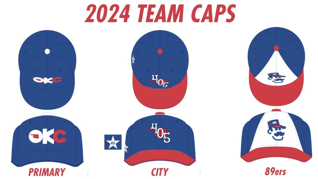 Triple-A Oklahoma City caps, 2024 season