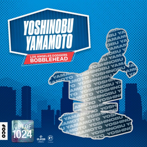 Yoshinobu Yamamoto bobblehead, FOCO