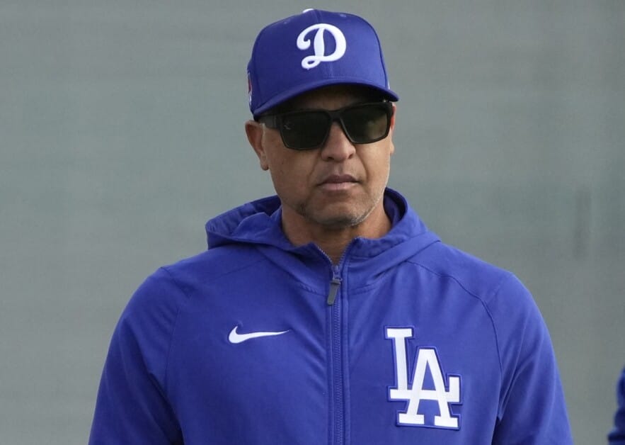 Dave Roberts, Dodgers workout, 2024 Spring Training