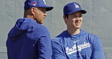 Dave Roberts, Shohei Ohtani, Dodgers workout, 2024 Spring Training