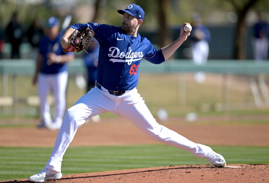 James Paxton, Dodgers workout, 2024 Spring Training