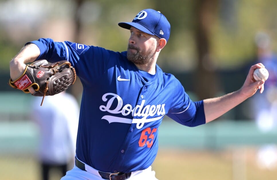 James Paxton, Dodgers workout, 2024 Spring Training