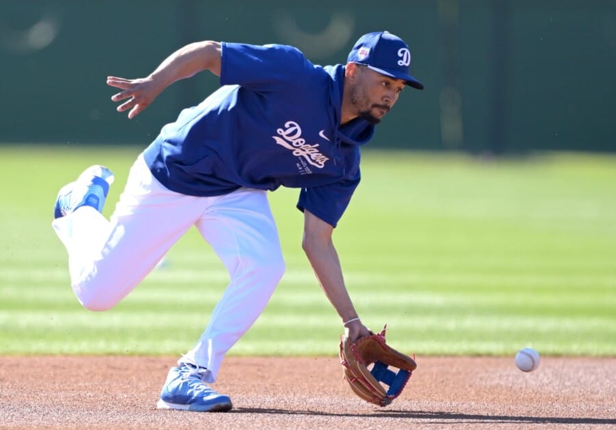 Mookie Betts, Dodgers workout, 2024 Spring Training