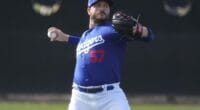 Ryan Brasier, Dodgers workout, 2024 Spring Training