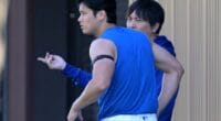 Shohei Ohtani, Ippei Mizuhara, Dodgers workout, 2024 Spring Training