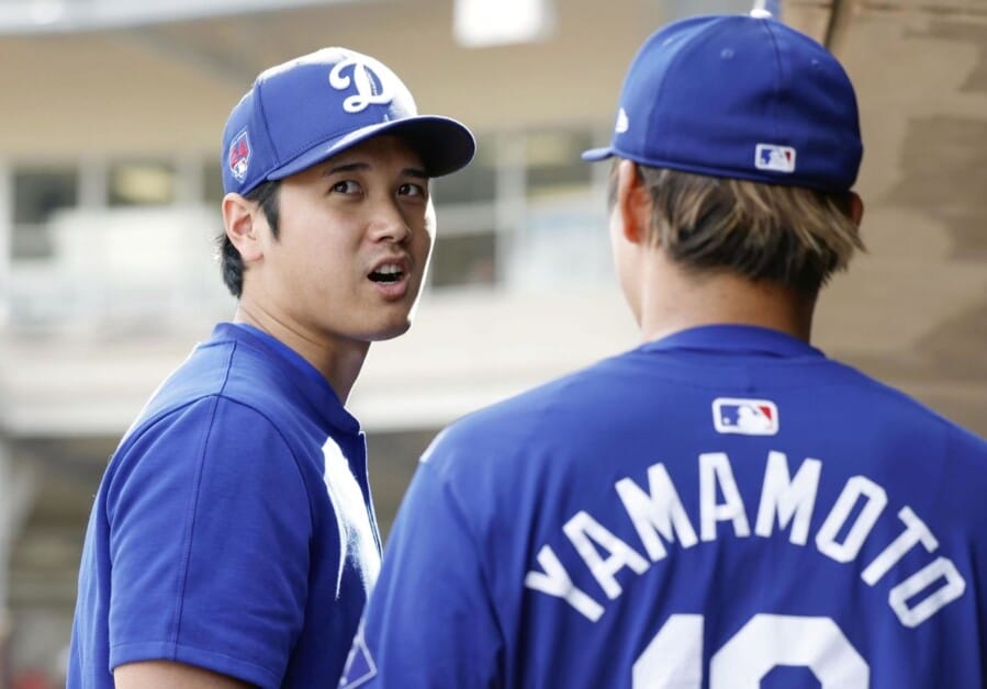 Shohei Ohtani Critiqued Yoshinobu Yamamoto’s First Dodgers Spring Training Start