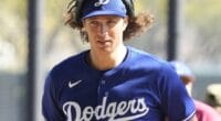 Tyler Glasnow, Dodgers workout, 2024 Spring Training