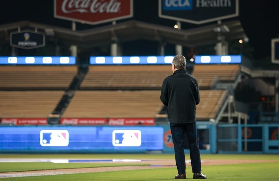Bryan Cranston, Dodger Stadium view