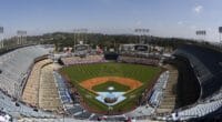 Dodger Stadium view, Opening Day