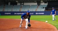 Mookie Betts, Danny Lehmann, Dodgers workout, Seoul Series