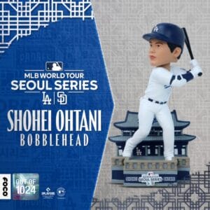 Shohei Ohtani bobblehead, Dodgers bobblehead, Seoul Series