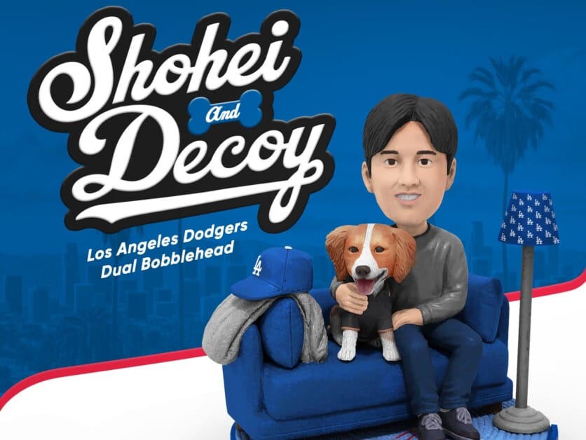 Shohei Ohtani bobblehead, Dekopin, Decoy, FOCO