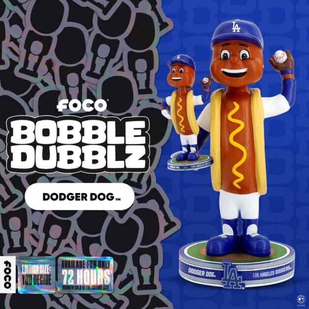 Dodger Dog double bobblehead, FOCO