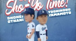 Shohei Ohtani, Yoshinobu Yamamoto, Dodgers bobblehead, FOCO