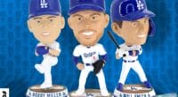 Bobby Miller, Freddie Freeman, Will Smith, Dodgers bobbleheads, FOCO